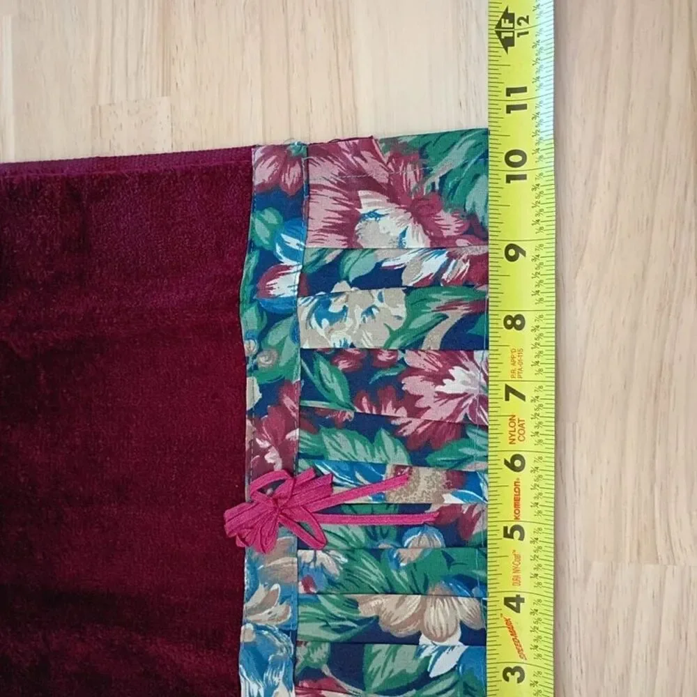 NEW Beautiful 100% Cotton 3 Piece Hand Towel Set Colorful Country Decor